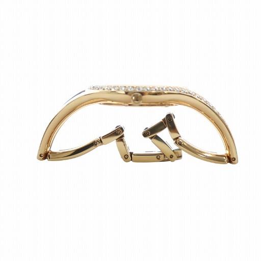 スワロフスキー エターナル 腕時計 ラインストーン ゴールド 動作中