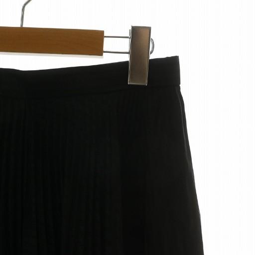 PRADA（プラダ） プリーツスカート シルク混 ロング ロゴ プリント 総