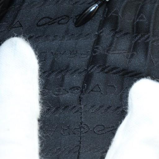 PRADA（プラダ） プリーツスカート シルク混 ロング ロゴ プリント 総