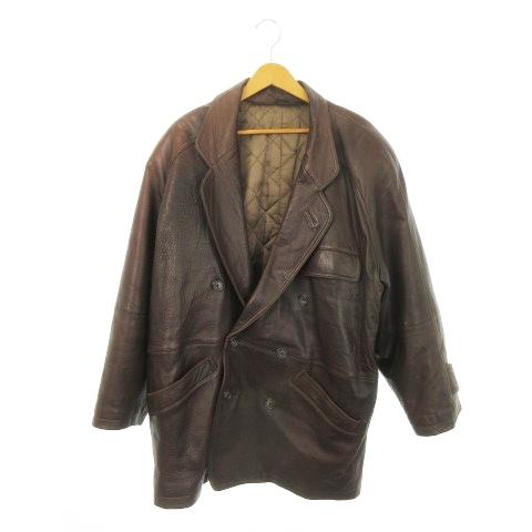 バルマン　ラムレザー　バイカラーコート　アイボリー×ブラウン　本革　羊革 楽天市場】Haruf レザーコート トレンチコート レディース 本革