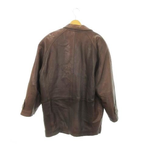 Bechelli レザーコート ジャケット ラム 羊革 本革 ダブル 内側