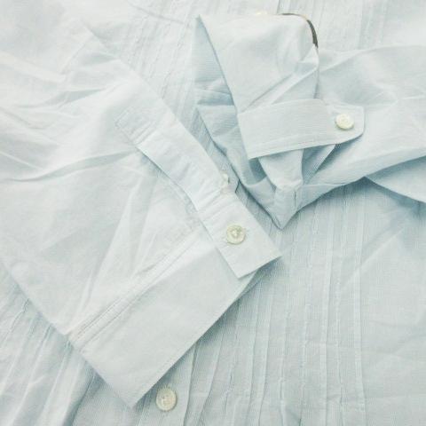 美品 バーバリーロンドン ピンタックストライプシャツワンピースノバ