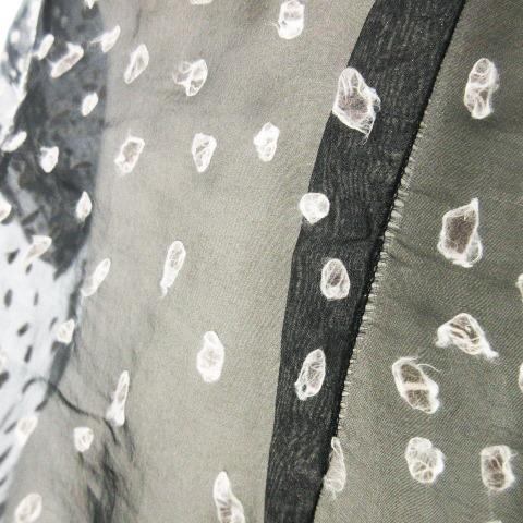 ラインヴァンド LEINWANDE Deer Washi Organgy Top Black シアー