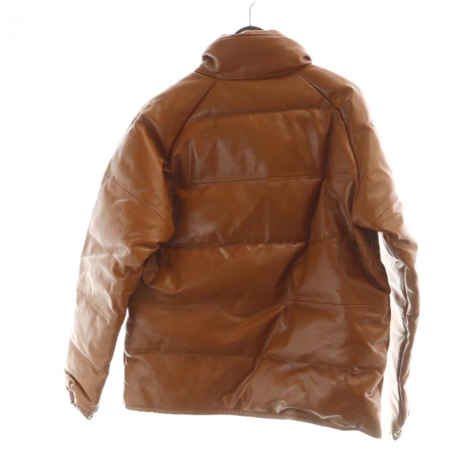 Curphey レザー ダウンジャケット シープスキン 3XL 茶 ブラウン