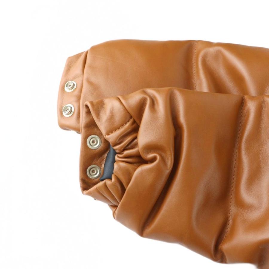 【中古】Curphey レザー ダウンジャケット シープスキン 3XL 茶 ブラウン ■GY18 /MQ メンズ Curphey レザー ダウンジャケット シープスキン 3XL 茶 ブラウン