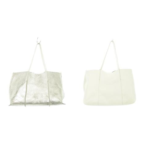 GINZA Kanematsu（銀座かねまつ） リバーシブルレザートートバッグ 本