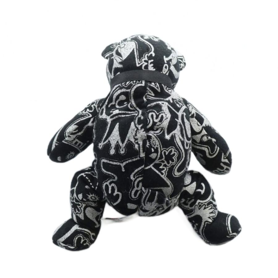 STUSSY（ステューシー） テディベア くま 人形 ぬいぐるみ 総柄 ロゴ