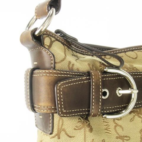 COACH（コーチ） ショルダーバッグ キャンバス レザー 革 ロゴ