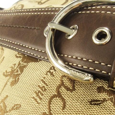 COACH（コーチ） ショルダーバッグ キャンバス レザー 革 ロゴ