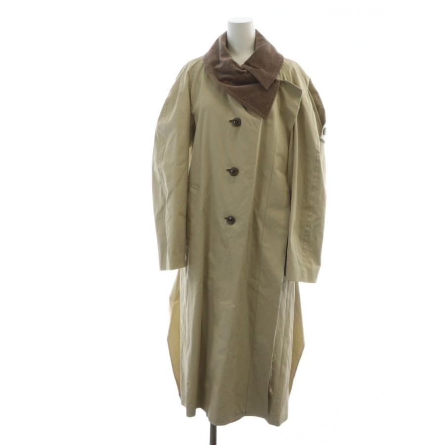 【中古】未使用品 ヨウヘイオオノ YOHEI OHNO 24AW STINGRAY DRAPE GABARDINE COAT BEIGE ロングコート タグ付き 未使用品 ヨウヘイオオノ YOHEI OHNO 24AW STINGRAY DRAPE GABARDINE