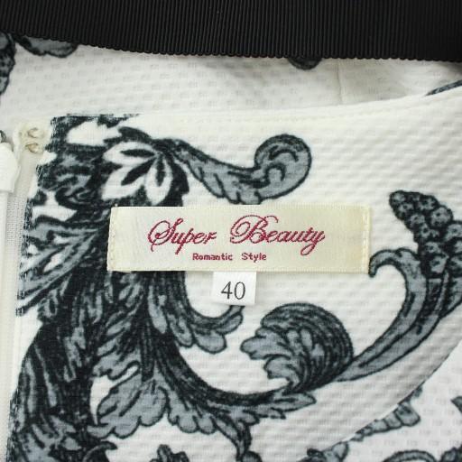 スーパービューティー Super Beauty ワンピース ノースリーブ ひざ丈