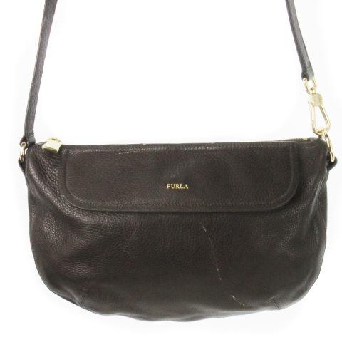 FURLA（フルラ） ショルダーバッグ クロスボディ グレインレザー 革 