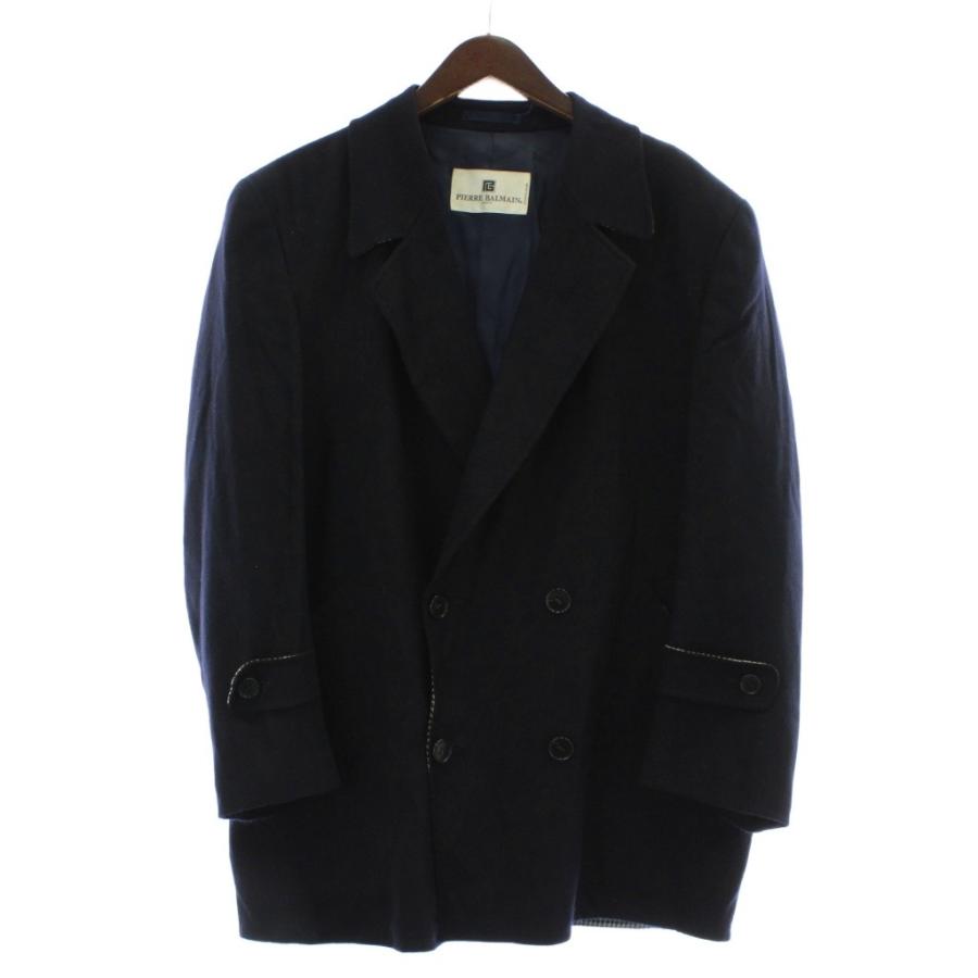 バルマン　テーラードジャケット ピエールバルマン PIERRE BALMAIN テーラードジャケット ダブル 4B