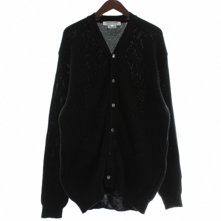 【中古】COMME des GARCONS COMME des GARCONS カーディガン ニット 長袖 S 黒 RN-N517 コムデギャルソンコムデギャルソン COMME des GARCONS カーディガン