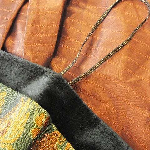 【中古】未使用品 ミス アシダ miss ashida ドレス ロング ジャカード サテン 切替 ストライプ ラメ ベロア 9 茶 未使用品 ミス アシダ miss ashida ドレス キャミワンピース ロング