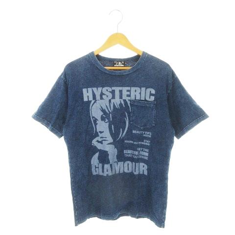 ヒステリックグラマー ギターガール 総柄 オープンカラーシャツ 半袖 XL hystericglamour24ss_blog0424-