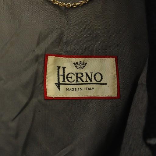 正規品 美品Herno テーラードジャケット 男女 コート Y2kヴィンテージ ヘルノ HERNO ヴィンテージ ロングコート ステンカラー 長袖 ウール