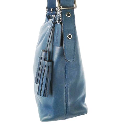 COACH（コーチ） レガシー ショルダーバッグ レザー 革 ロゴ タッセル