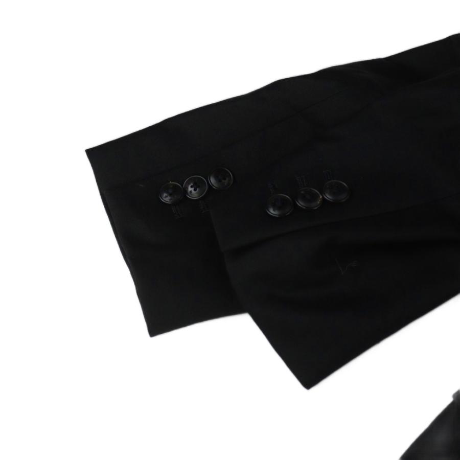 【中古】ナノユニバース ロロピアーナ スーパー130s チェスター コート ミドル ライナー付き 総裏地 44 黒 NANO universe（ナノ・ユニバース） nano universe Loro Piana