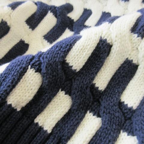 ZARA（ザラ） 長袖ニット セーター クルーネック コットン デザイン