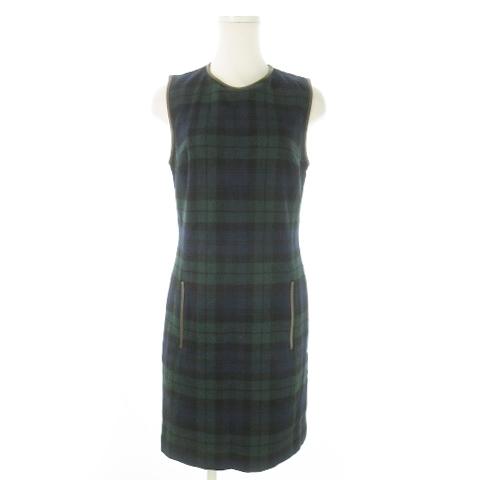 ラルフローレン　緑×黒　ノースリーブ チェック柄 ワンピース　サイズL150cm POLO RALPH LAUREN（ポロ・ラルフローレン） ラルフローレン RALPH