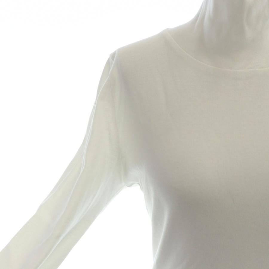 新品タグ付き✨ハイク　五分袖カットソー　無地　白ホワイト　ストレッチ有り　S相当 未使用品 IIROT 028-024-CT87-01 COTTON TURTLE BODY SUIT WHITE タグ