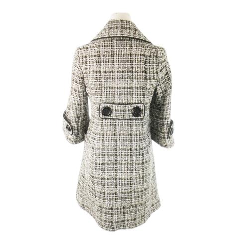 CECIL McBEE（セシルマクビー） ツイードコート ステンカラー 七分袖 