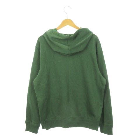 GAP（ギャップ） ジップパーカー ジャケット ロゴ 裏起毛 L 緑