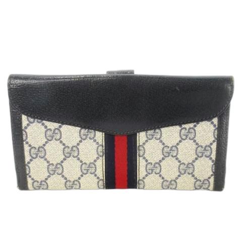 極美品　GUCCI グッチ　オールドグッチ　長財布　ggスプリーム　PVC 極美品 GUCCI グッチ オールドグッチ 長財布 ggスプリーム PVC 極美品