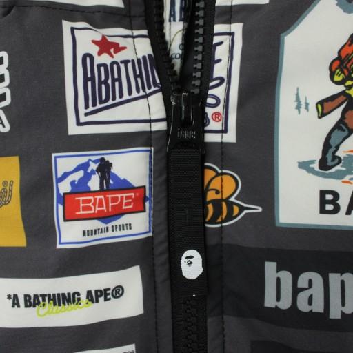 【中古】アベイシングエイプ A BATHING APE 22AW MULTI LABEL RELAXED FIT DOWN JACKET ダウンジャケット M A BATHING APE（アベイシングエイプ） A BATHING APE 22AW MULTI LABEL