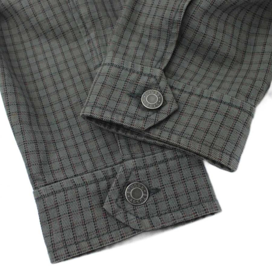 【中古】ステューシー STUSSY チェックガレージジャケット Check Garage アウター ジップアップタイプ L カーキ STUSSY（ステューシー） チェックガレージジャケット Check Garage