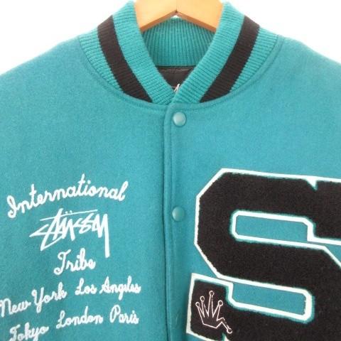 STUSSY（ステューシー） スタジャン ブルゾン ジャケット ワッペン