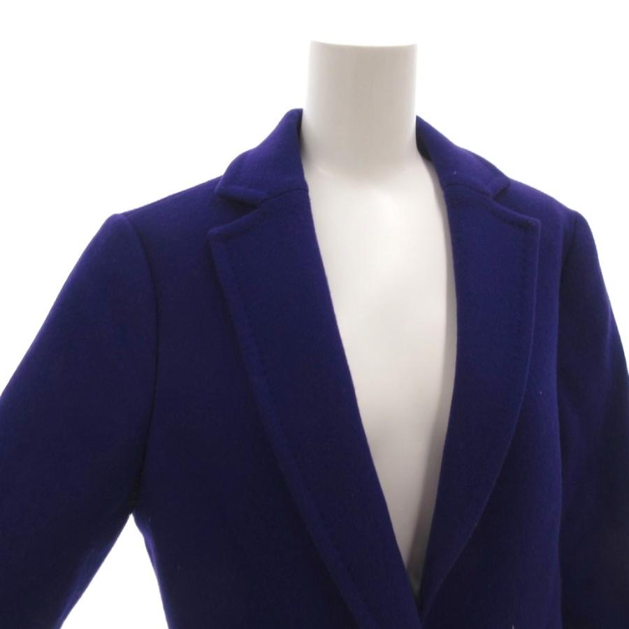 JOCONDE ROYAL チェスターコート ジャケット ひざ丈 ウール 40 紫
