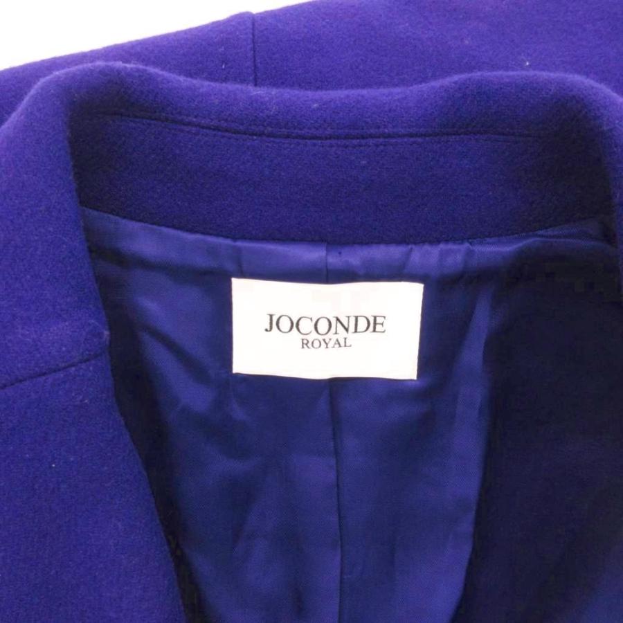 JOCONDE ROYAL チェスターコート ジャケット ひざ丈 ウール 40 紫