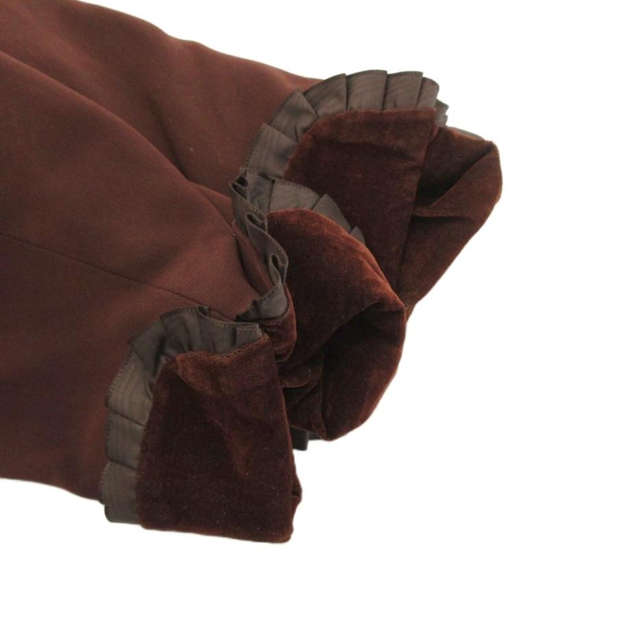 ノンノンドール non dorl ムッシュ榊 ワンピース ベロア 長袖 ロング  