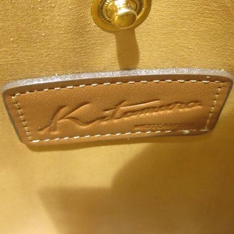 Kitamura（キタムラ） トートバッグ レザー ロゴ ポーチ付き 茶