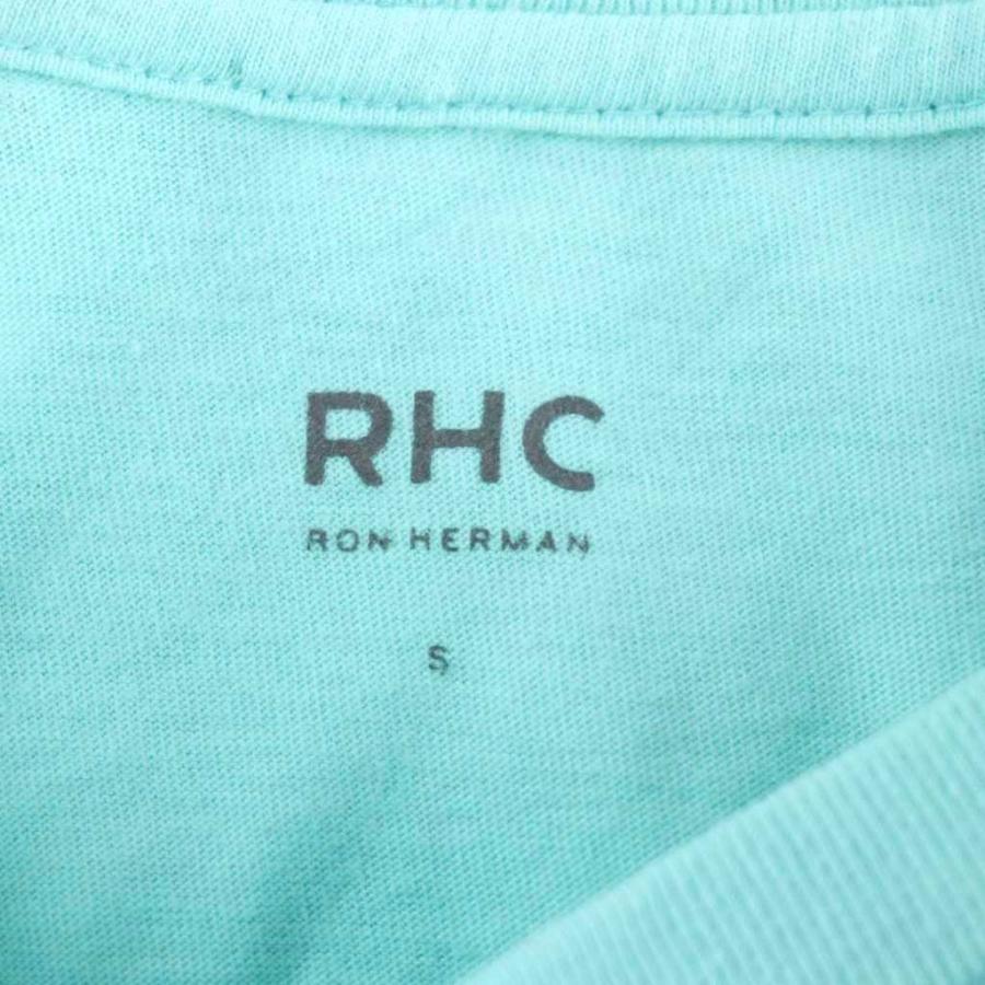 ロンハーマン Ron Herman Tシャツ カットソー S 水色 ライトブルー 緑