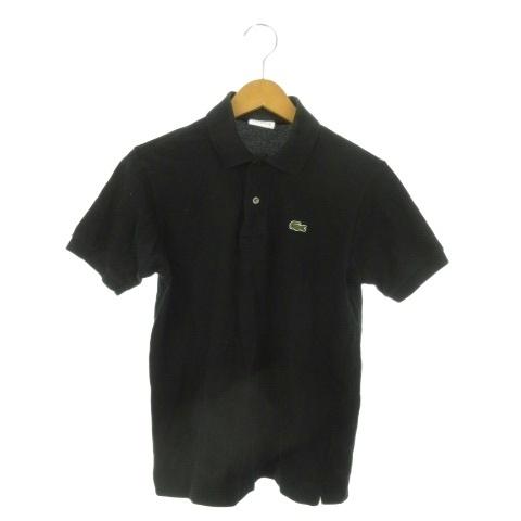 LACOSTE（ラコステ） ポロシャツ 3 黒 ブラック ロゴワッペン コットン