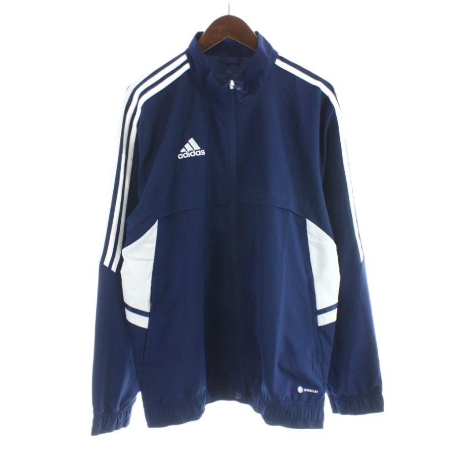 adidas（アディダス） ジャージ 2XL 紺 ネイビー AEROREADY ジップ