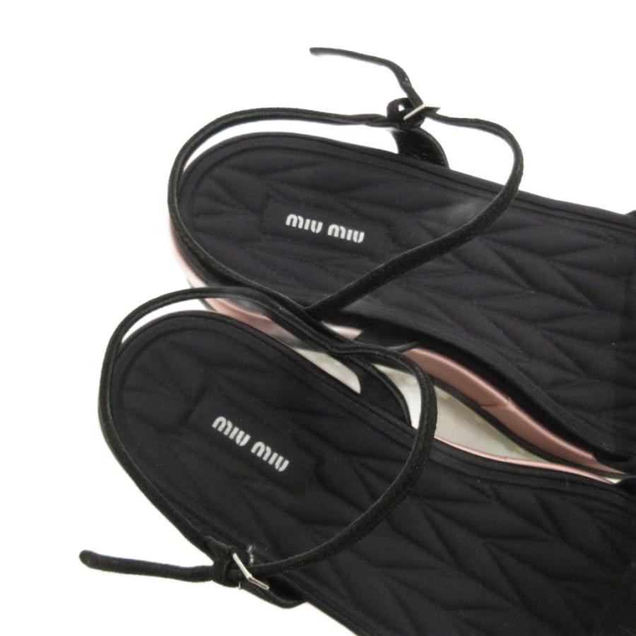 miu miu（ミュウミュウ） スポーツサンダル ストラップ 厚底 37 ピンク