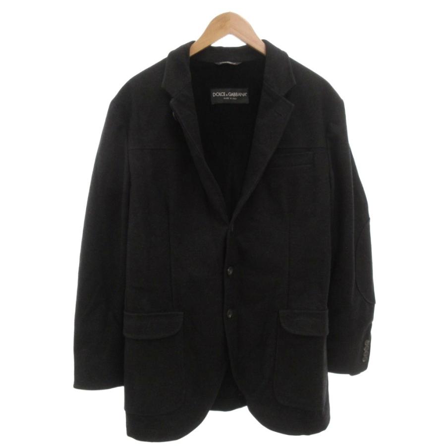 ◆DOLCEE&GABBANA◆メンズウールテーラードジャケット　黒/L48 DOLCE&GABBANA（ドルチェ & ガッバーナ） ドルガバ テーラード