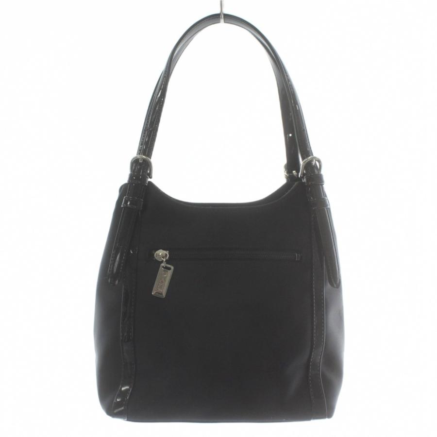 モスキーノ MOSCHINO ハンドバッグ トート ナイロン エナメル ロゴ