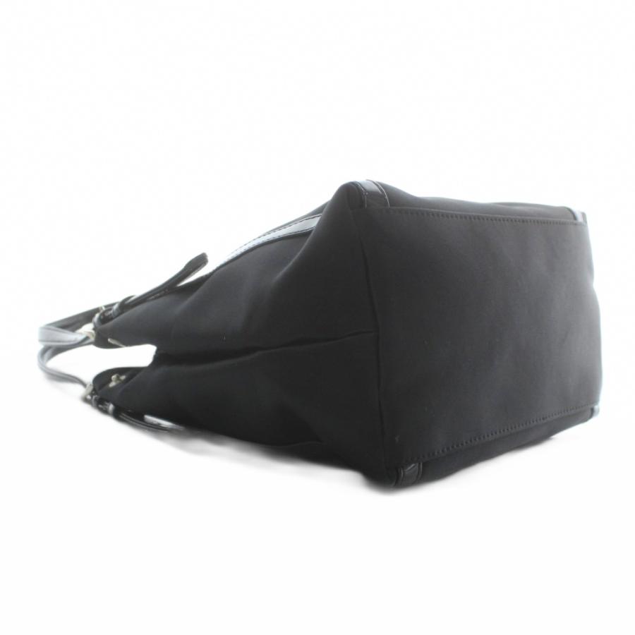 モスキーノ MOSCHINO ハンドバッグ トート ナイロン エナメル ロゴ