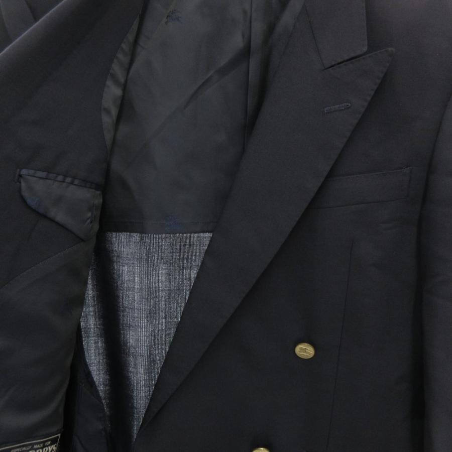 【ヴィンテージ】Burberrys ダブルブレスト テーラードジャケット／紺ブレ バーバリーズ Burberrys ヴィンテージ テーラードジャケット ブレザー