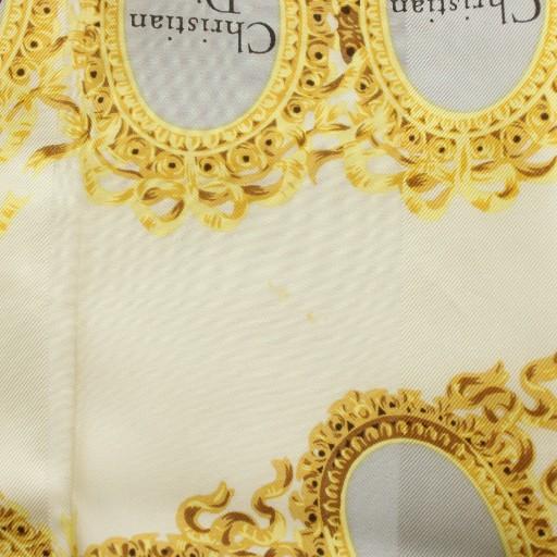 Christian Dior ドット柄シルクストール Christian Dior（クリスチャン