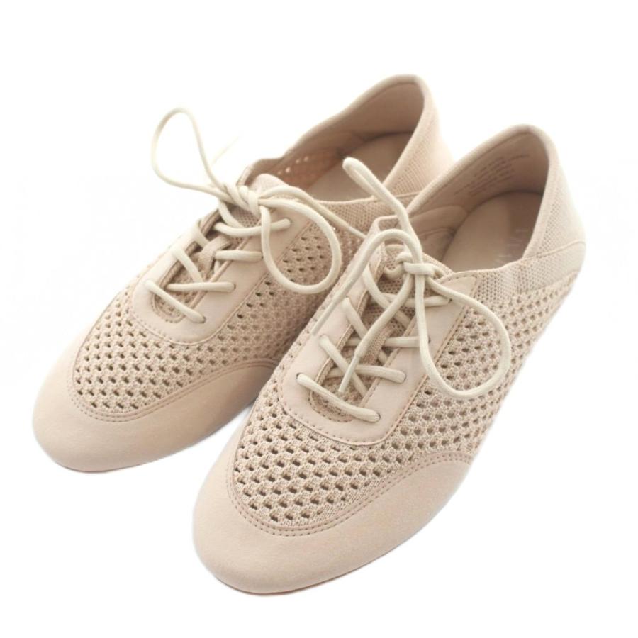 ビバイア VIVAIA スニーカー 36.5 ピンク メッシュ レースアップ