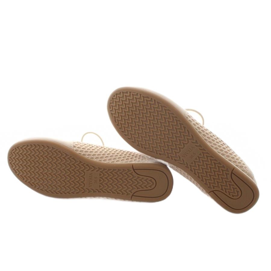 ビバイア VIVAIA スニーカー 36.5 ピンク メッシュ レースアップ