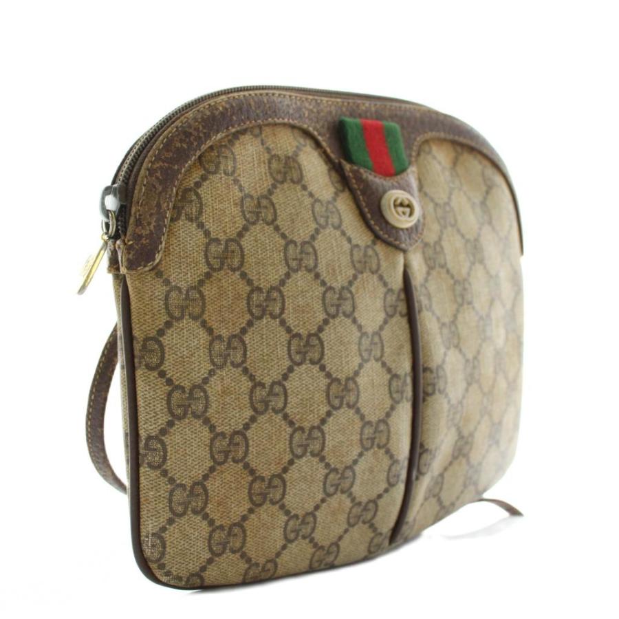 ✨GUCCI✨グッチ✨GG柄✨シェリーライン✨ブラウン✨クラッチバッグ✨ GUCCI（グッチ） オールドグッチ ショルダーバッグ ポシェット GG