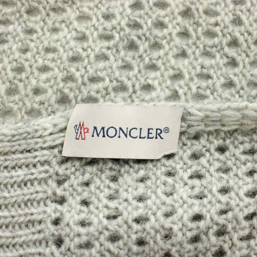 MONCLER（モンクレール） マフラー ストール ウール ローゲージ ロゴ