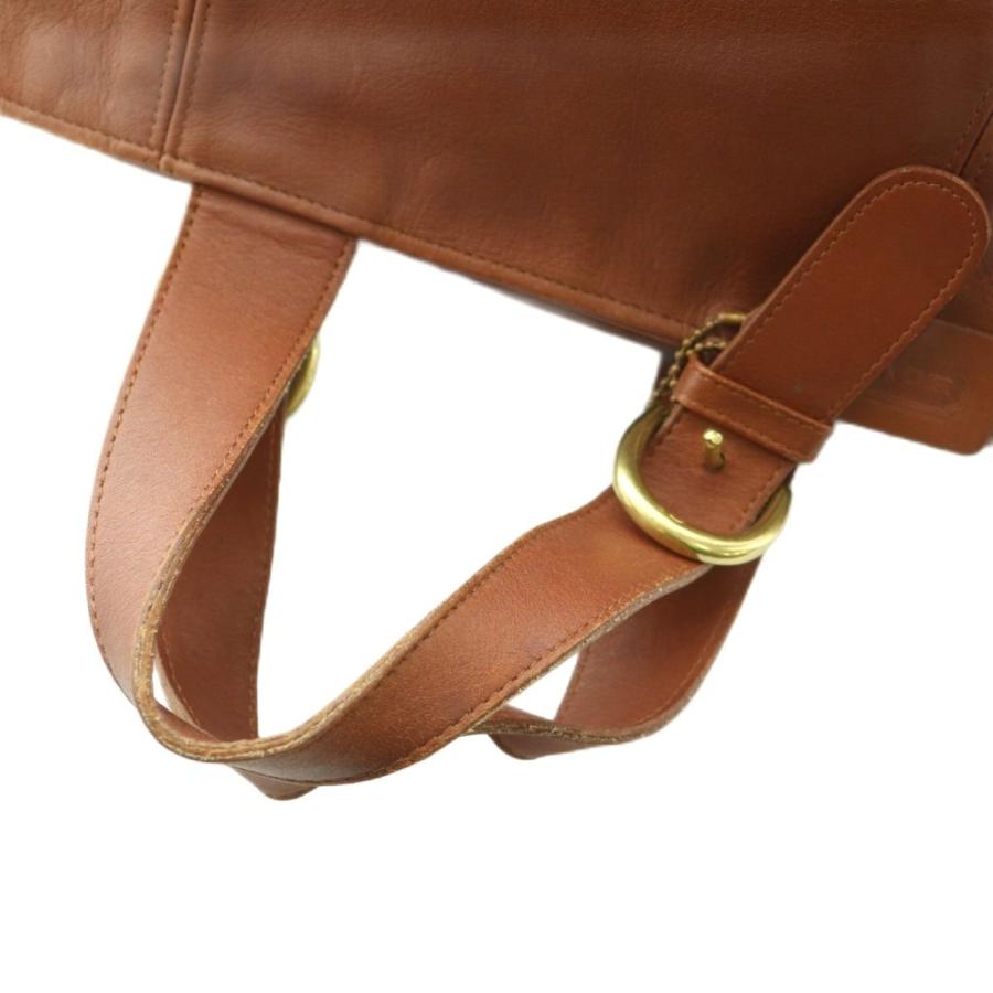 【美品】オールドコーチ 9338 レガシークロッセット ワンハンドバッグ 茶 COACH オールド コーチ レザー ハンドバッグ 焦げ茶☆9063 - Sixpacjoe